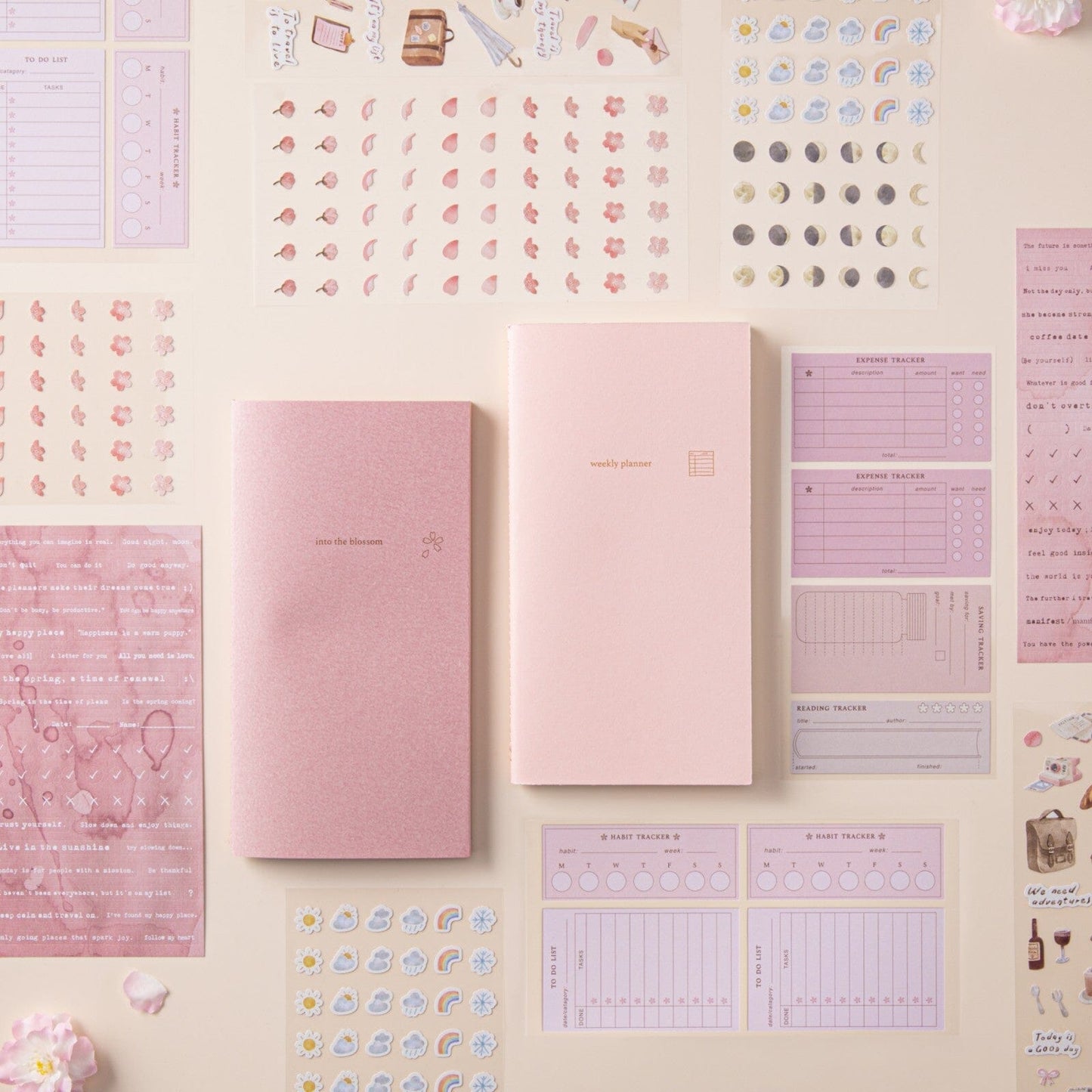 Hinoki - ‘Into the Blossom’ Mixed Insert + Sticker Set