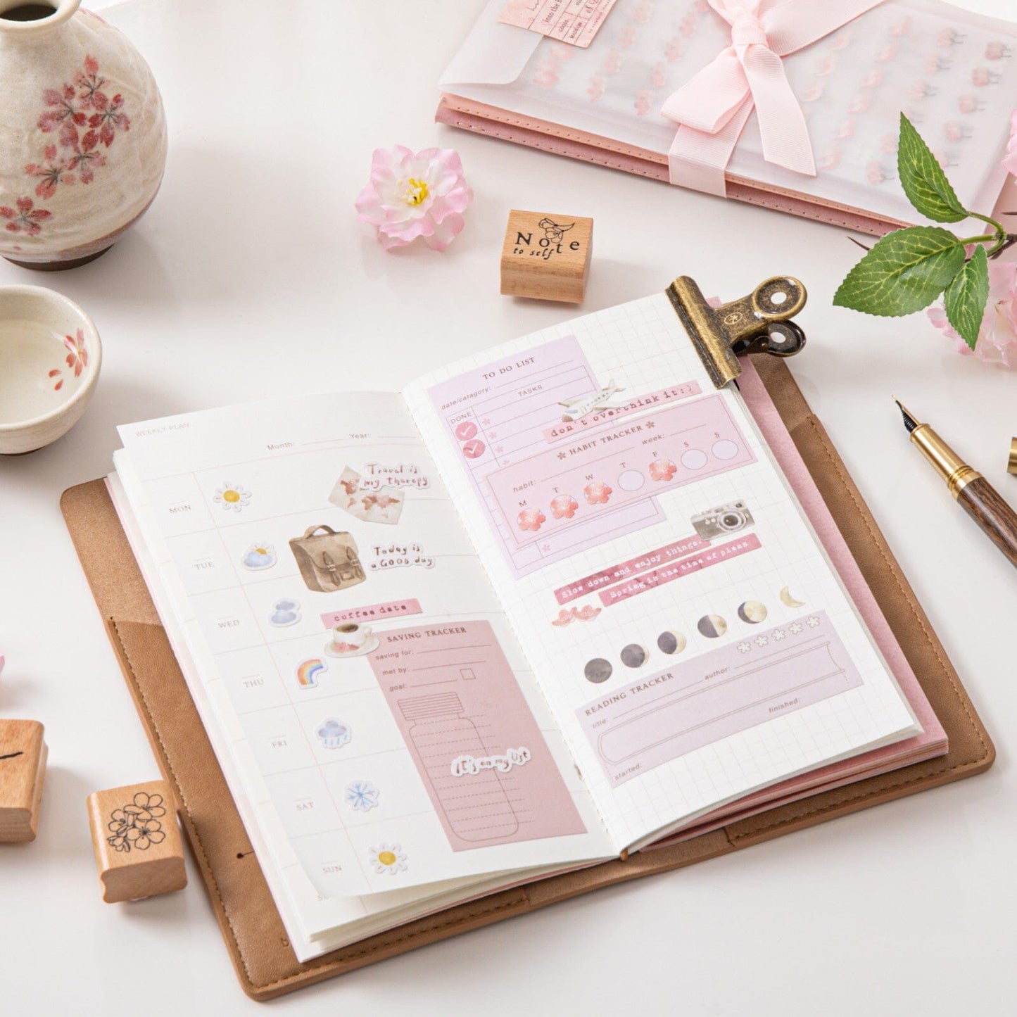 Hinoki - ‘Into the Blossom’ Mixed Insert + Sticker Set