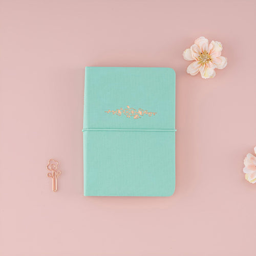 Tsuki ‘Sakura Mint’ A6 Travel Notebook ☾